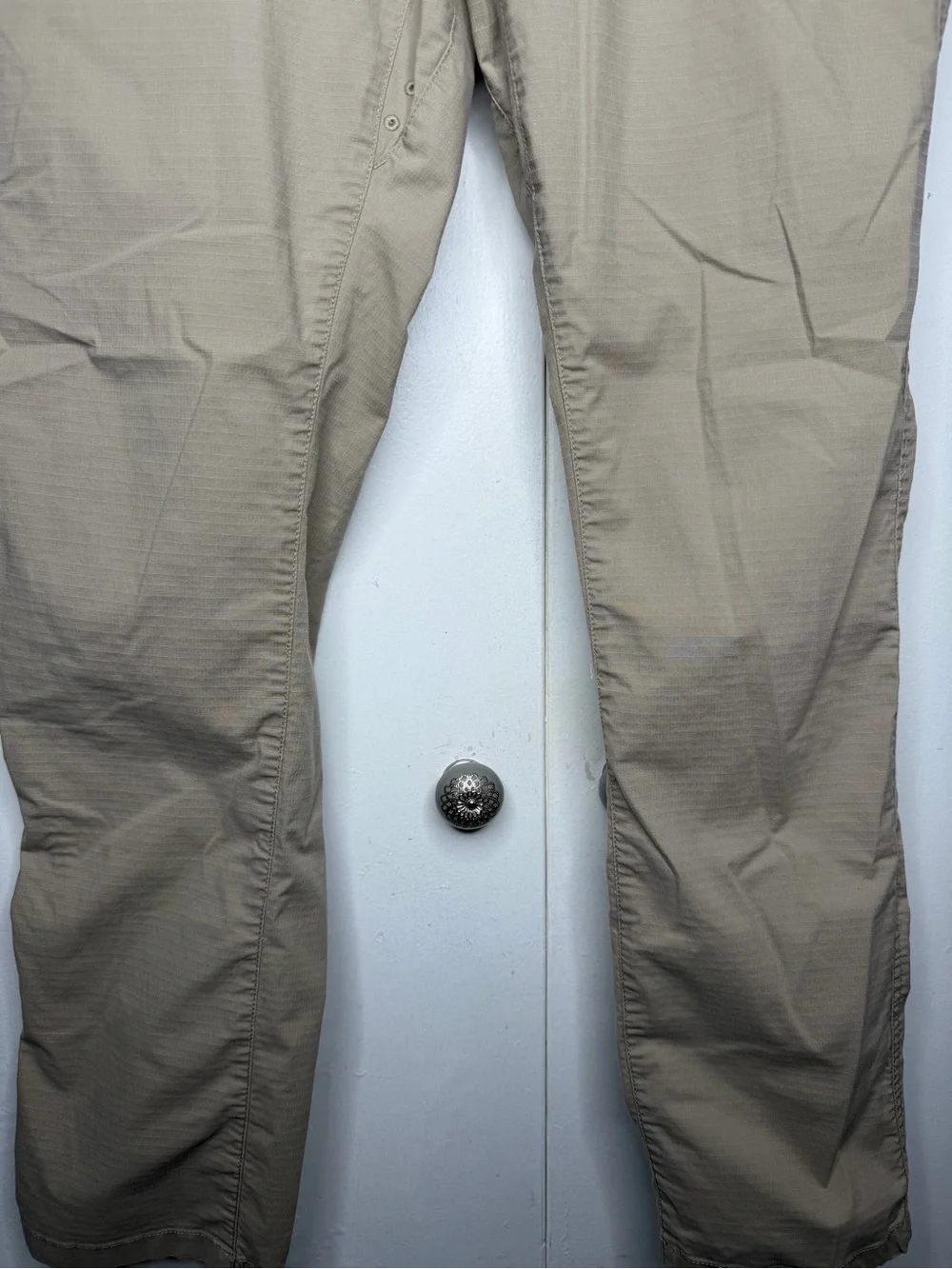 Prana Men Zion Ripstop Slim Pant Size 32x32 Hiking Outdoor Trail beige